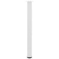 Baro stalo kojos, 4 vnt., baltos, 90 - 92 cm, plienas - Namų Idėja