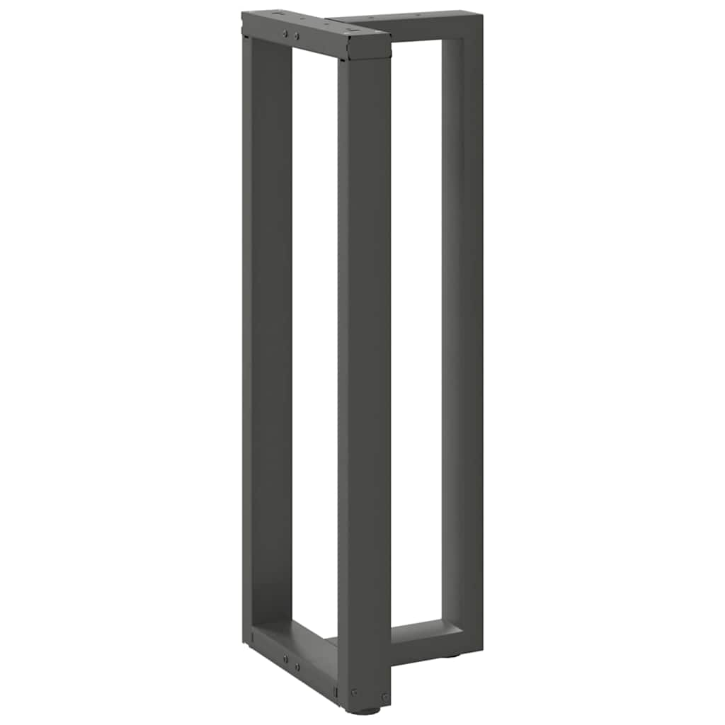 Baro stalo kojos, T formos, 2 vnt., antracito spalvos, 40x35x(110 - 111) cm, plienas - Namų Idėja