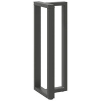 Baro stalo kojos, T formos, 2 vnt., antracito spalvos, 40x35x(110 - 111) cm, plienas - Namų Idėja