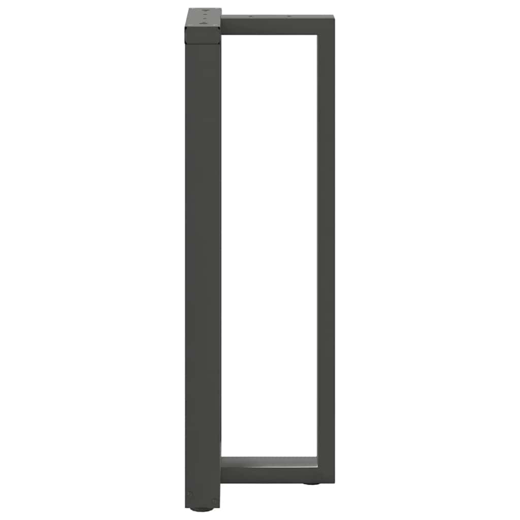 Baro stalo kojos, T formos, 2 vnt., antracito spalvos, 40x35x(110 - 111) cm, plienas - Namų Idėja