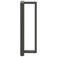 Baro stalo kojos, T formos, 2 vnt., antracito spalvos, 40x35x(110 - 111) cm, plienas - Namų Idėja