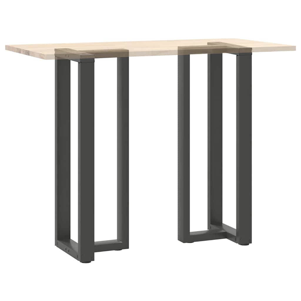 Baro stalo kojos, T formos, 2 vnt., antracito spalvos, 40x35x(110 - 111) cm, plienas - Namų Idėja