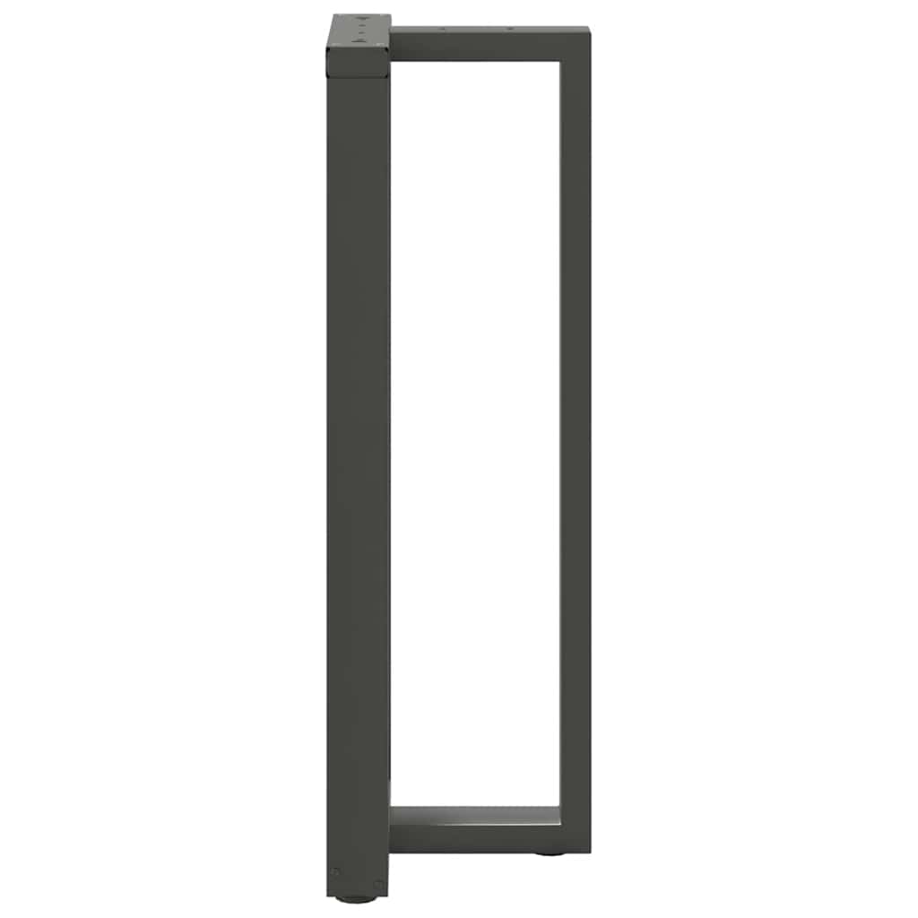 Baro stalo kojos, T formos, 2 vnt., antracito spalvos, 50x35x(110 - 111) cm, plienas - Namų Idėja