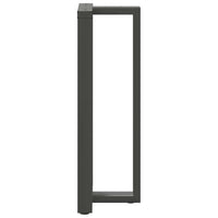 Baro stalo kojos, T formos, 2 vnt., antracito spalvos, 50x35x(110 - 111) cm, plienas - Namų Idėja