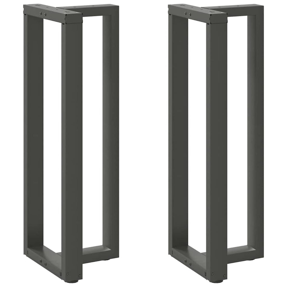 Baro stalo kojos, T formos, 2 vnt., antracito spalvos, 50x35x(110 - 111) cm, plienas - Namų Idėja