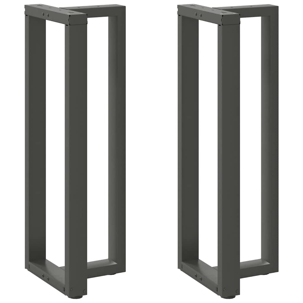 Baro stalo kojos, T formos, 2 vnt., antracito spalvos, 50x35x(110 - 111) cm, plienas - Namų Idėja