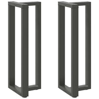 Baro stalo kojos, T formos, 2 vnt., antracito spalvos, 50x35x(110 - 111) cm, plienas - Namų Idėja