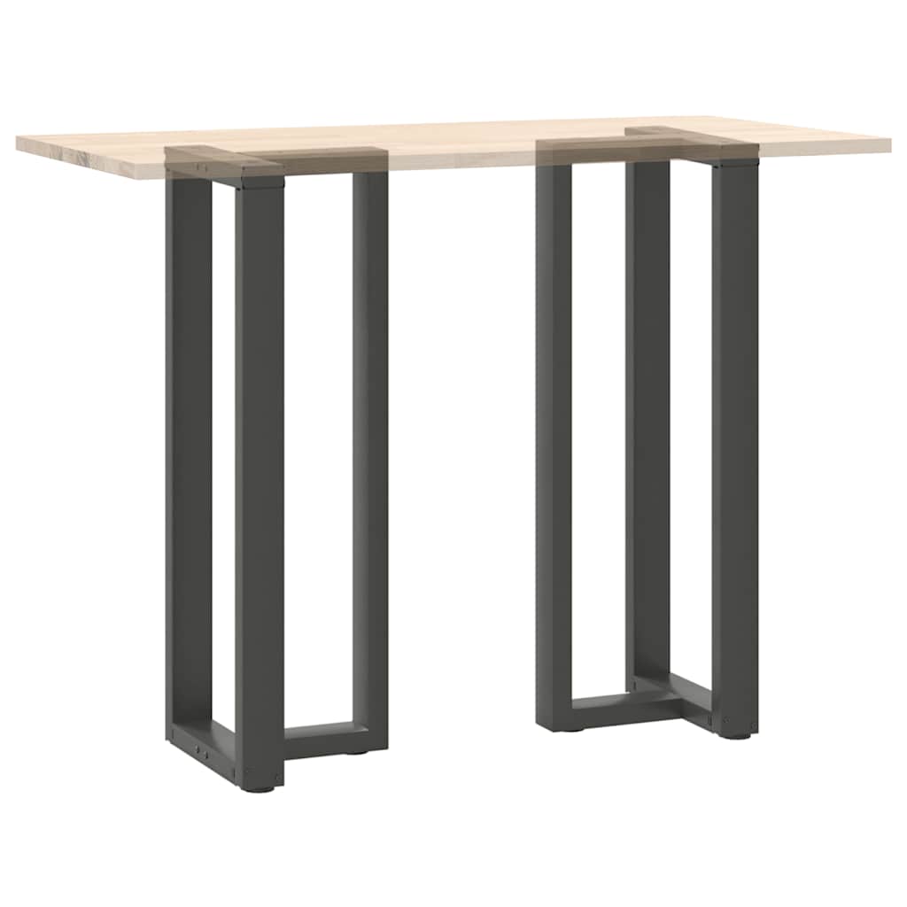 Baro stalo kojos, T formos, 2 vnt., antracito spalvos, 50x35x(110 - 111) cm, plienas - Namų Idėja