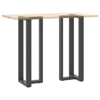 Baro stalo kojos, T formos, 2 vnt., antracito spalvos, 50x35x(110 - 111) cm, plienas - Namų Idėja