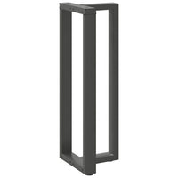Baro stalo kojos, T formos, 2 vnt., antracito spalvos, 50x35x(110 - 111) cm, plienas - Namų Idėja