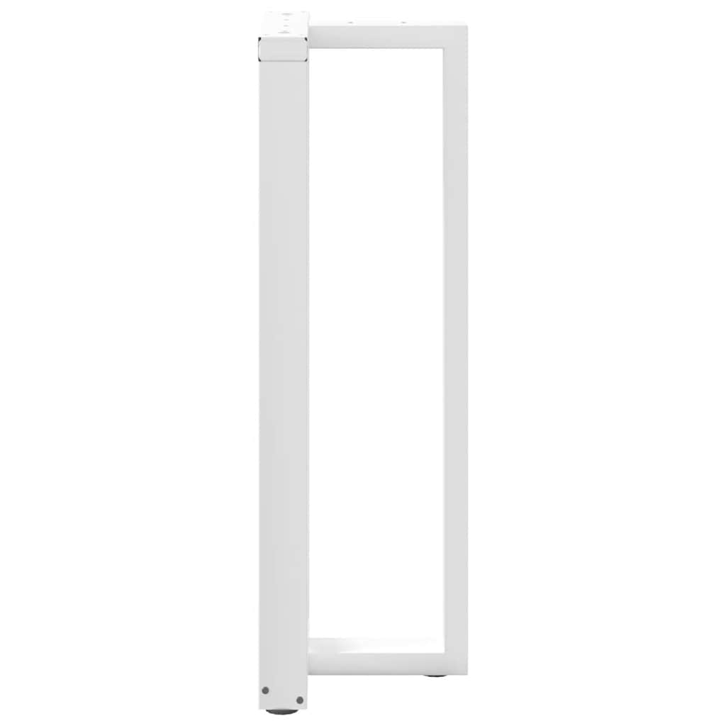 Baro stalo kojos, T formos, 2 vnt., baltos, 40x35x(110 - 111) cm, plienas - Namų Idėja