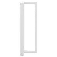 Baro stalo kojos, T formos, 2 vnt., baltos, 40x35x(110 - 111) cm, plienas - Namų Idėja