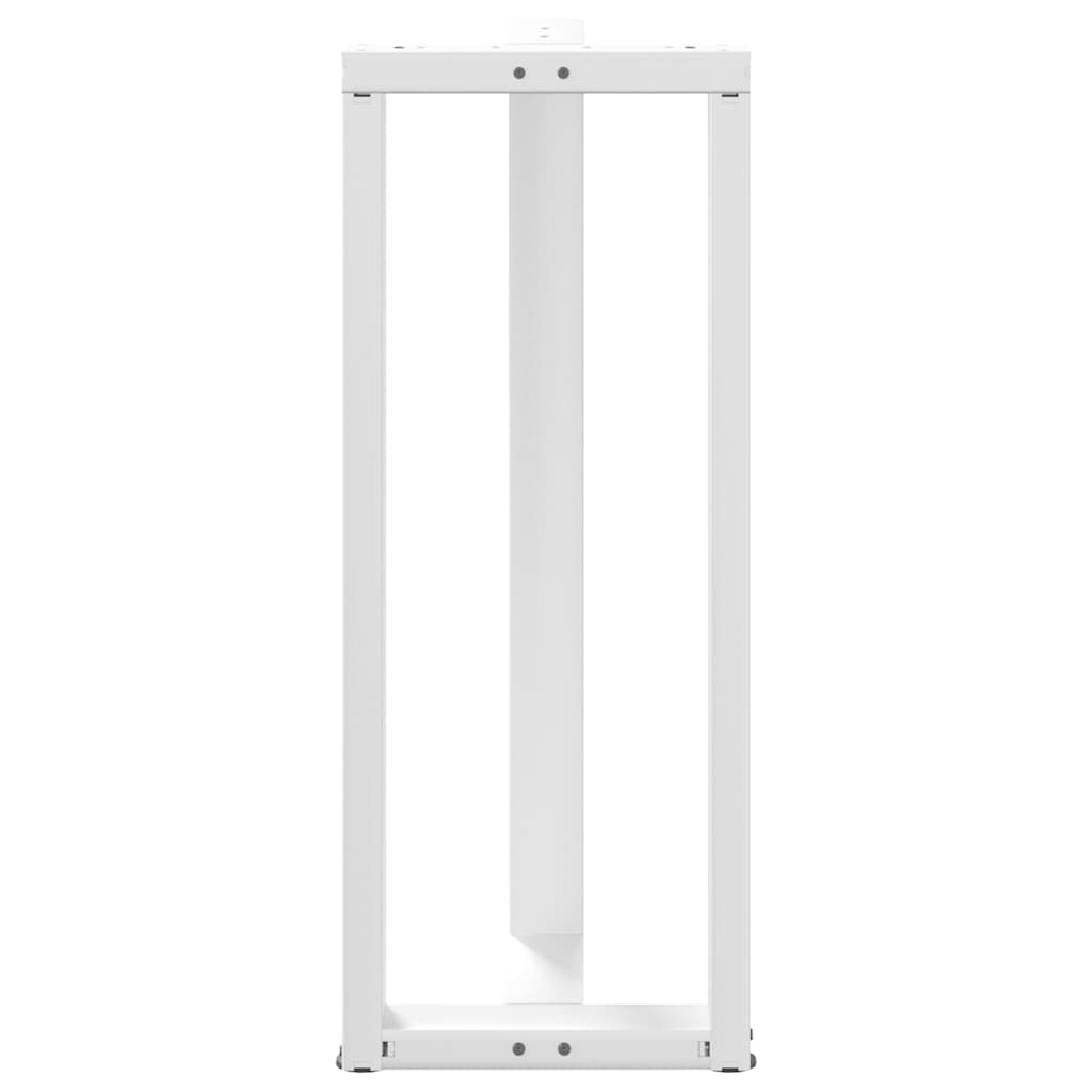 Baro stalo kojos, T formos, 2 vnt., baltos, 50x35x(100 - 101) cm, plienas - Namų Idėja