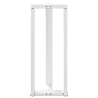 Baro stalo kojos, T formos, 2 vnt., baltos, 50x35x(100 - 101) cm, plienas - Namų Idėja