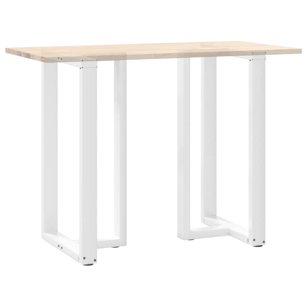 Baro stalo kojos, T formos, 2 vnt., baltos, 60x35x(100 - 101) cm, plienas - Namų Idėja