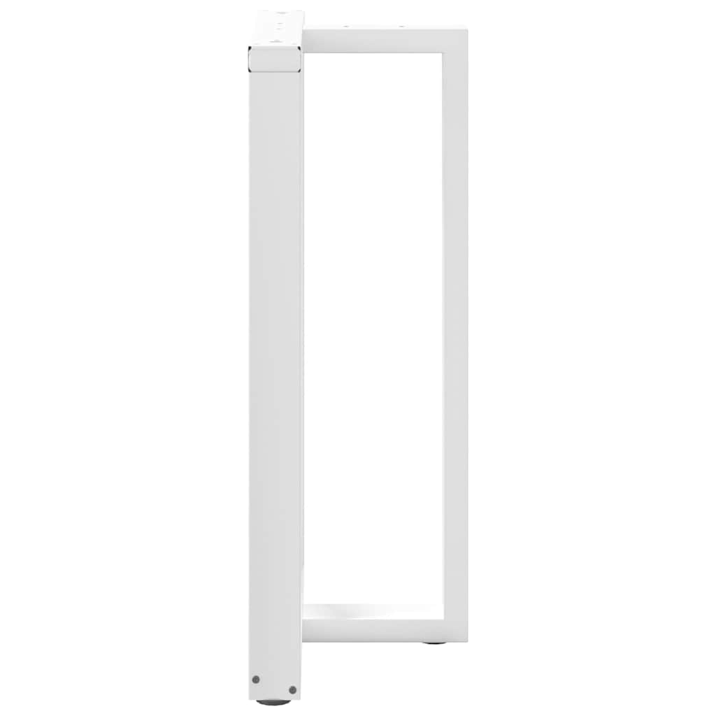 Baro stalo kojos, T formos, 2 vnt., baltos, 60x35x(100 - 101) cm, plienas - Namų Idėja
