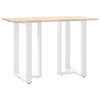 Baro stalo kojos, T formos, 2 vnt., baltos, 60x35x(90 - 91) cm, plienas - Namų Idėja