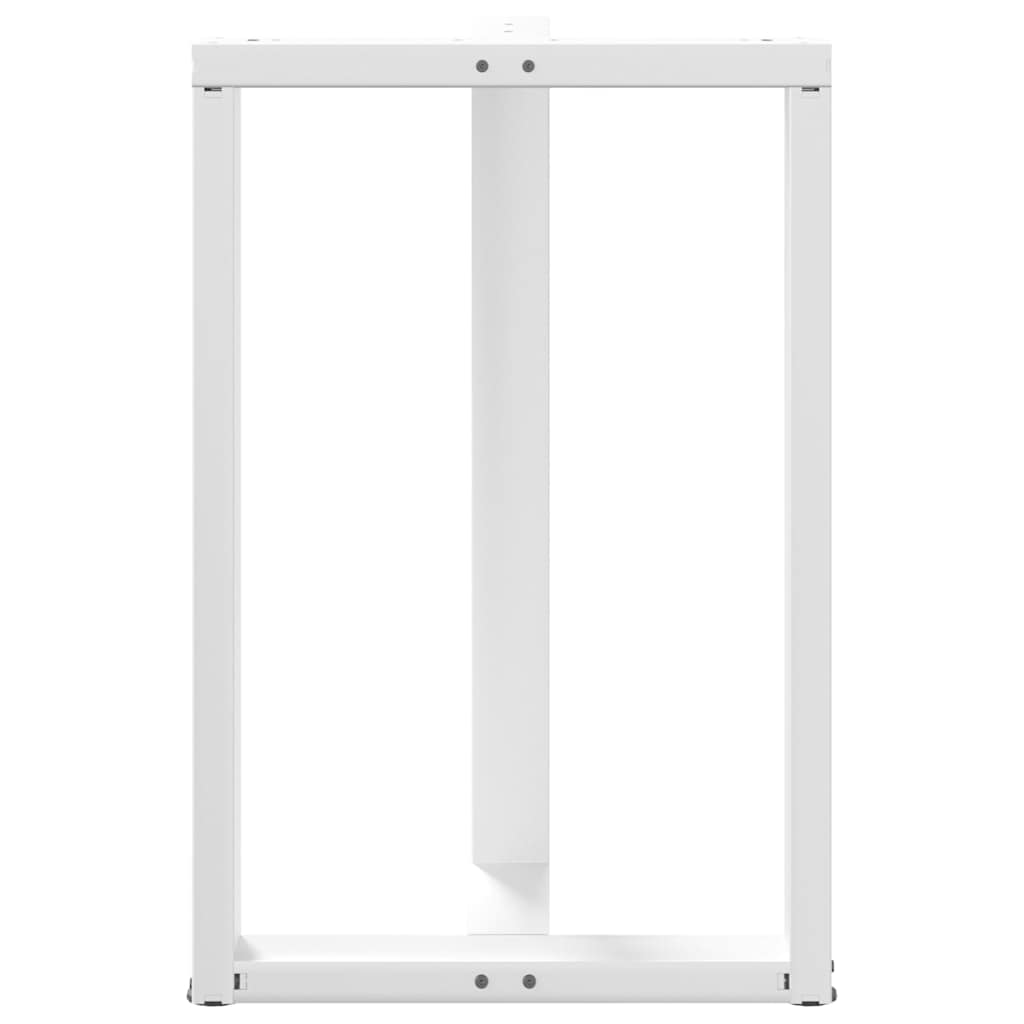 Baro stalo kojos, T formos, 2 vnt., baltos, 60x35x(90 - 91) cm, plienas - Namų Idėja