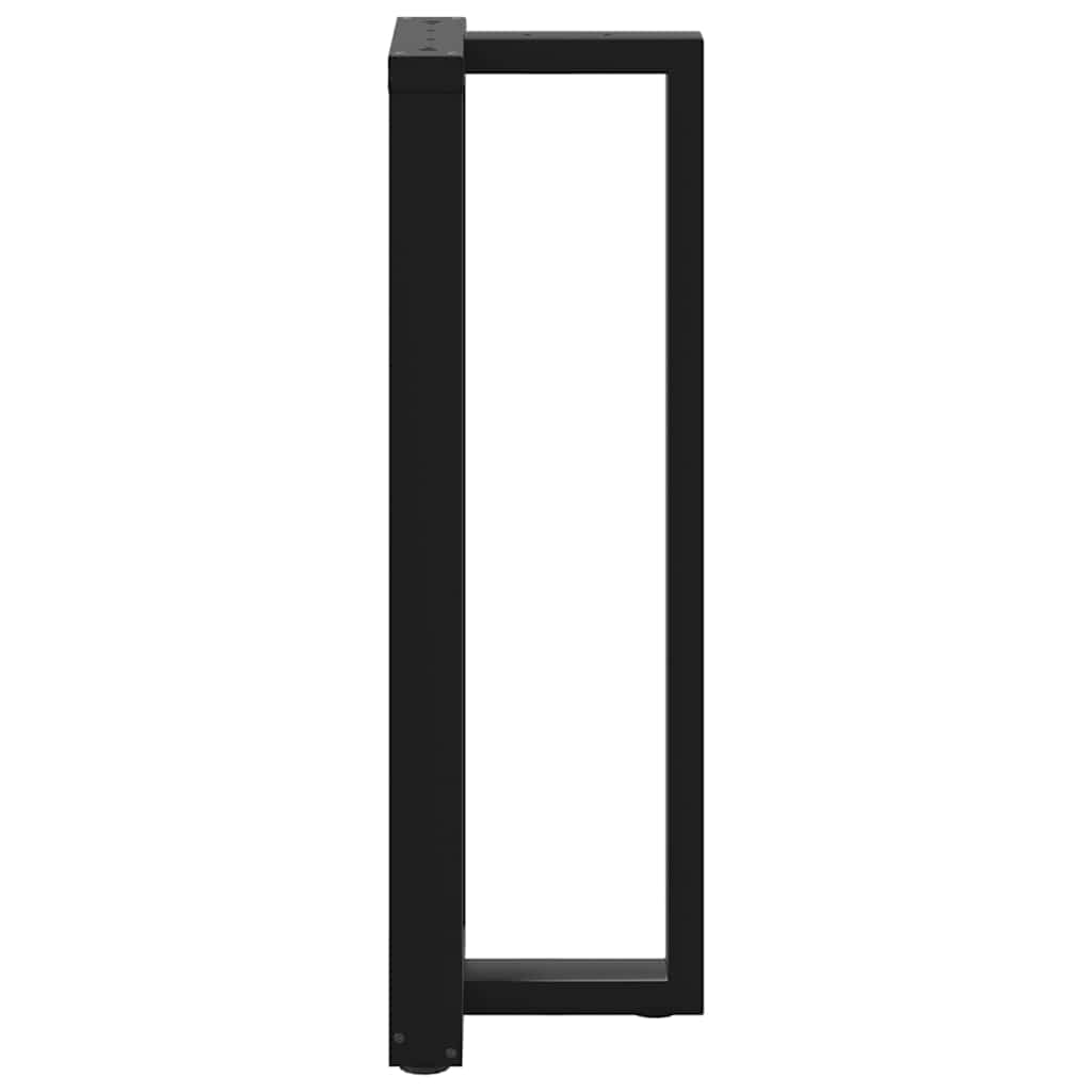 Baro stalo kojos, T formos, 2 vnt., juodos, 40x35x(110 - 111) cm, plienas - Namų Idėja