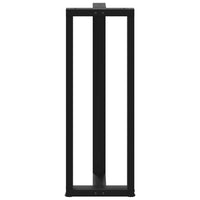 Baro stalo kojos, T formos, 2 vnt., juodos, 40x35x(110 - 111) cm, plienas - Namų Idėja