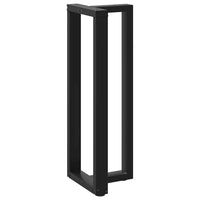 Baro stalo kojos, T formos, 2 vnt., juodos, 40x35x(110 - 111) cm, plienas - Namų Idėja