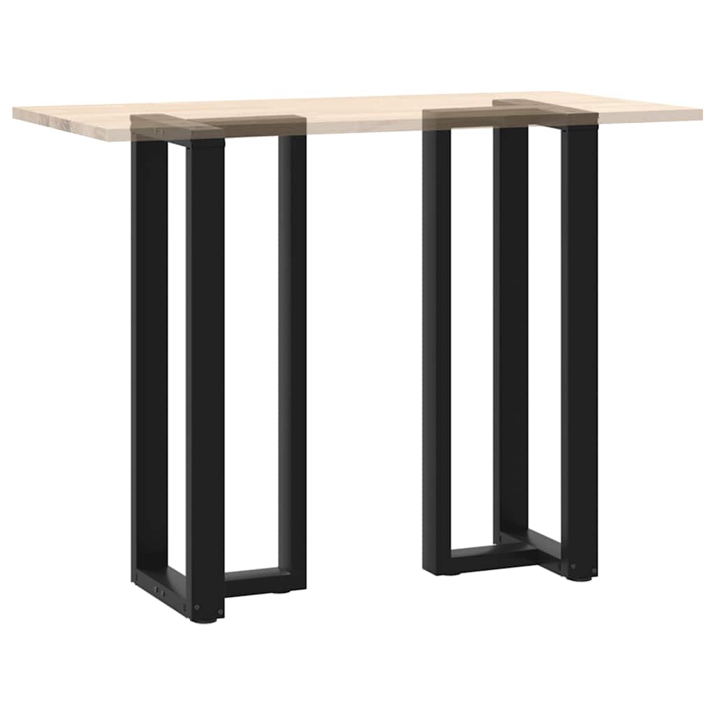 Baro stalo kojos, T formos, 2 vnt., juodos, 40x35x(110 - 111) cm, plienas - Namų Idėja