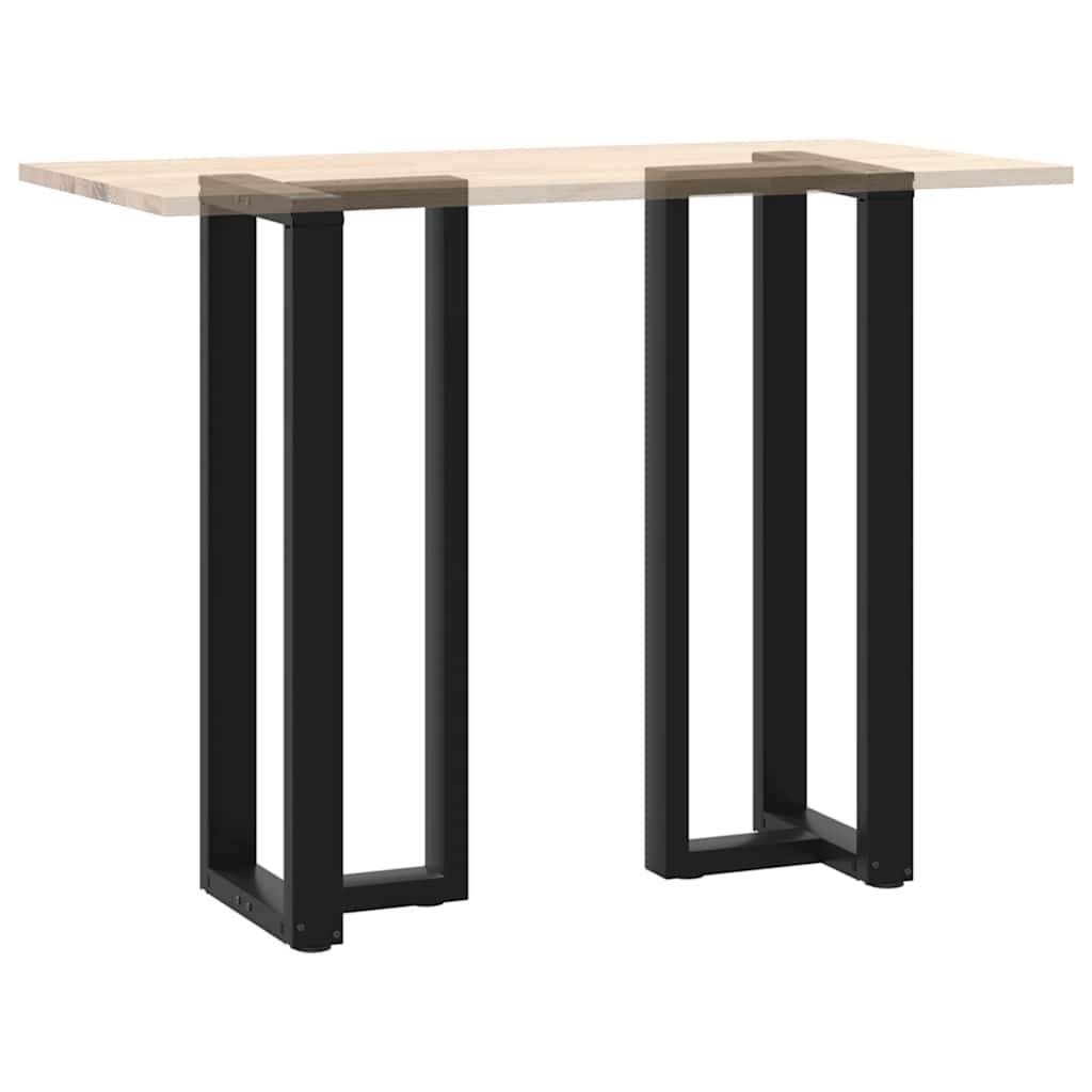 Baro stalo kojos, T formos, 2 vnt., juodos, 50x35x(110 - 111) cm, plienas - Namų Idėja