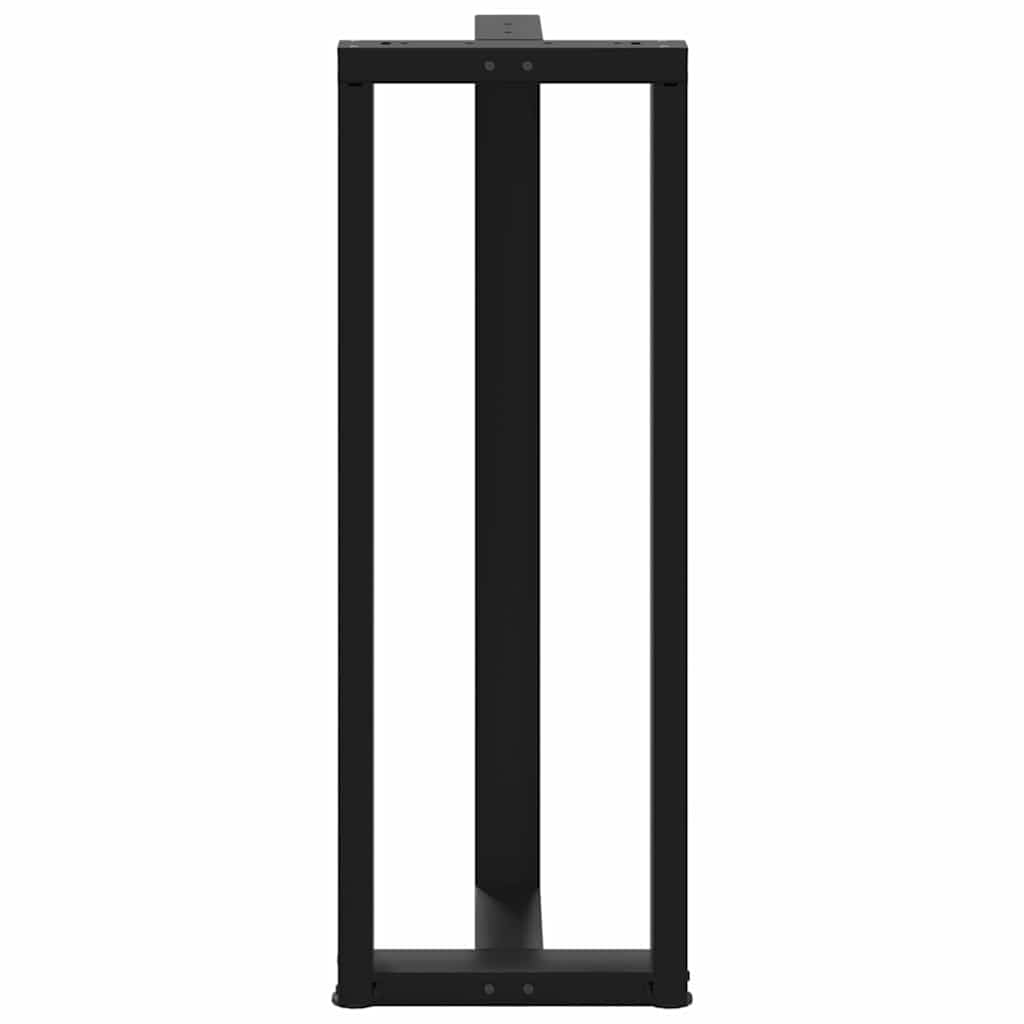Baro stalo kojos, T formos, 2 vnt., juodos, 50x35x(110 - 111) cm, plienas - Namų Idėja
