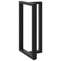 Baro stalo kojos, T formos, 2 vnt., juodos, 60x35x(100 - 101) cm, plienas - Namų Idėja