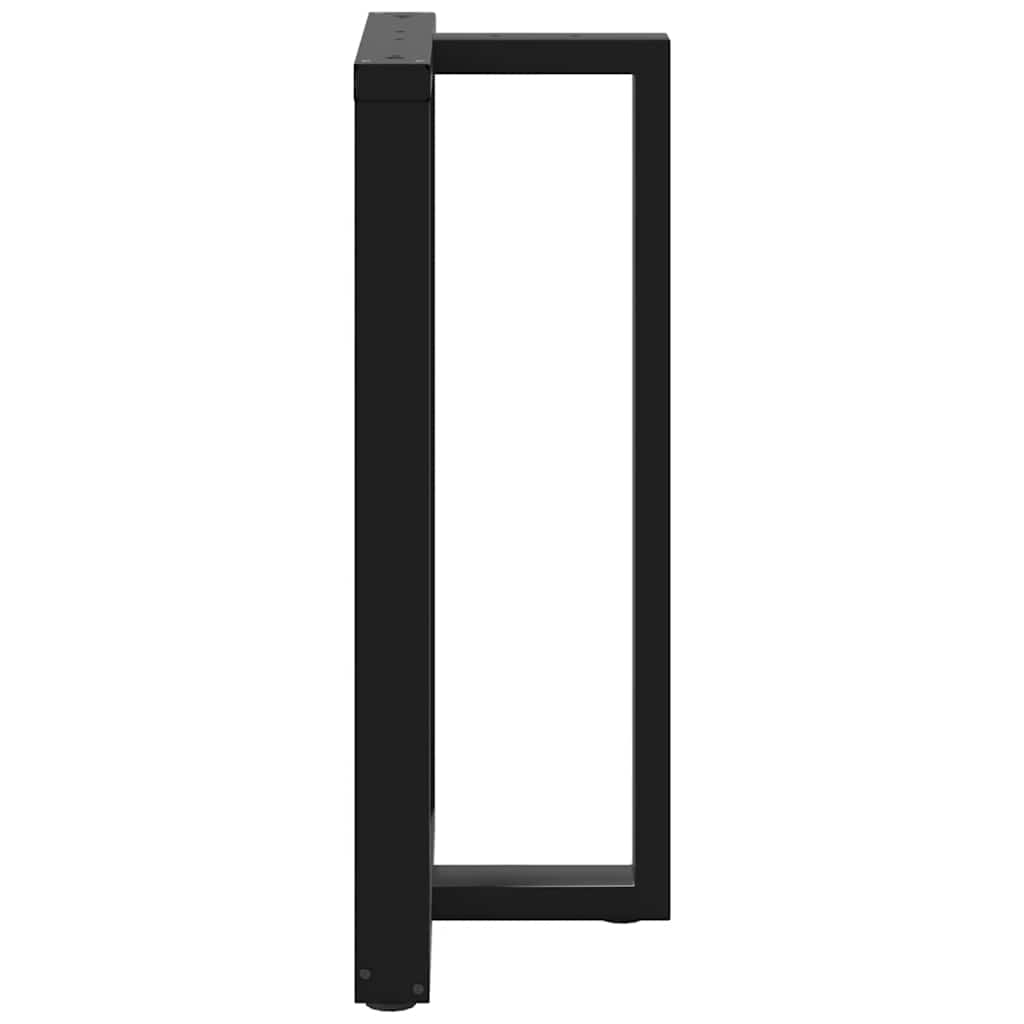 Baro stalo kojos, T formos, 2 vnt., juodos, 60x35x(100 - 101) cm, plienas - Namų Idėja