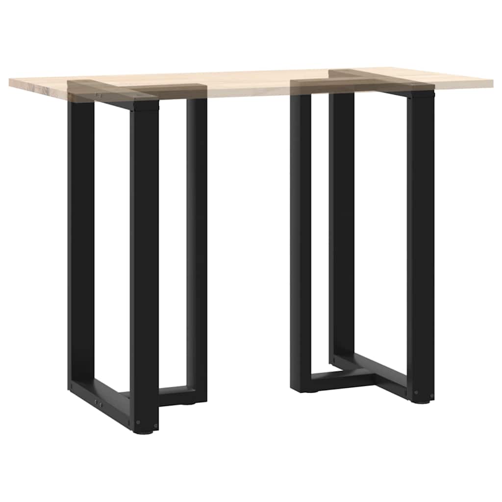 Baro stalo kojos, T formos, 2 vnt., juodos, 60x35x(100 - 101) cm, plienas - Namų Idėja