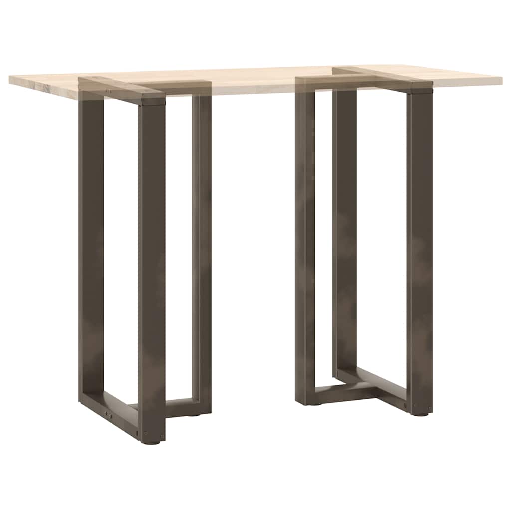 Baro stalo kojos, T formos, 2 vnt., juodos, 60x35x(110 - 111) cm, plienas - Namų Idėja