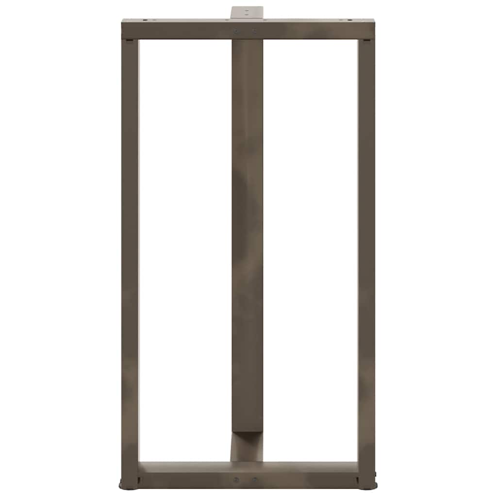 Baro stalo kojos, T formos, 2 vnt., juodos, 60x35x(110 - 111) cm, plienas - Namų Idėja