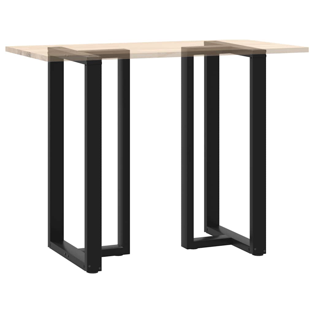 Baro stalo kojos, T formos, 2 vnt., juodos, 60x35x(110 - 111) cm, plienas - Namų Idėja