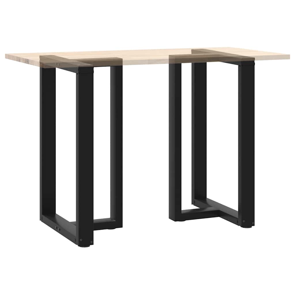 Baro stalo kojos, T formos, 2 vnt., juodos, 60x35x(90 - 91) cm, plienas - Namų Idėja