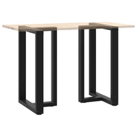 Baro stalo kojos, T formos, 2 vnt., juodos, 60x35x(90 - 91) cm, plienas - Namų Idėja
