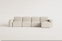 Modulinė sofa BASTIENA – įžambus rakursas