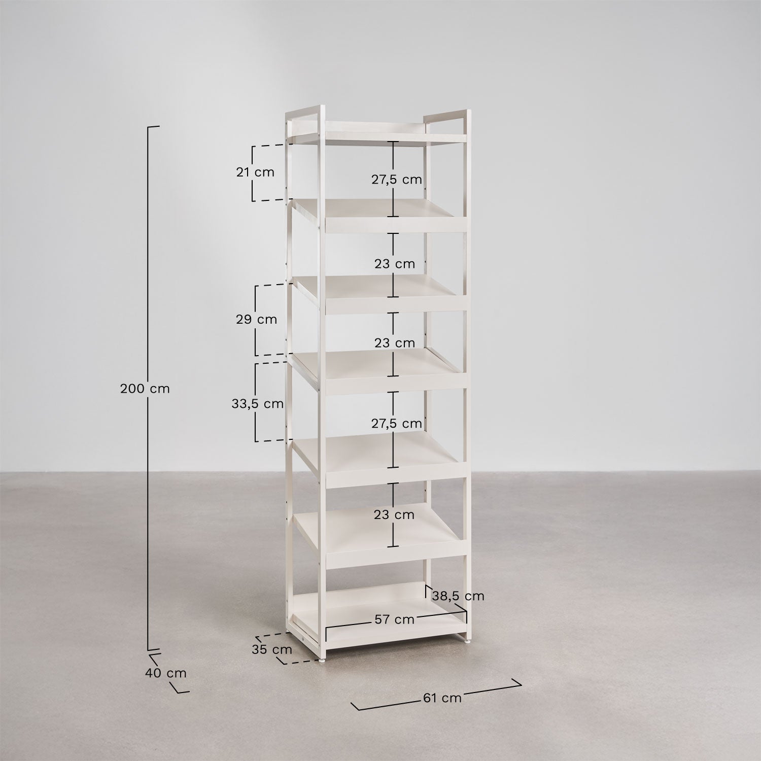 Shoe cabinet CENEUNO, metal