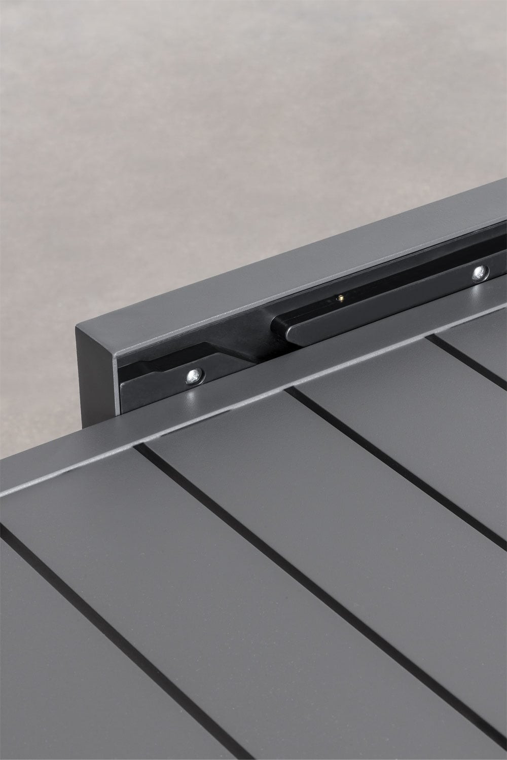 Outdoor table STARMI, square, extendable, graphite grey