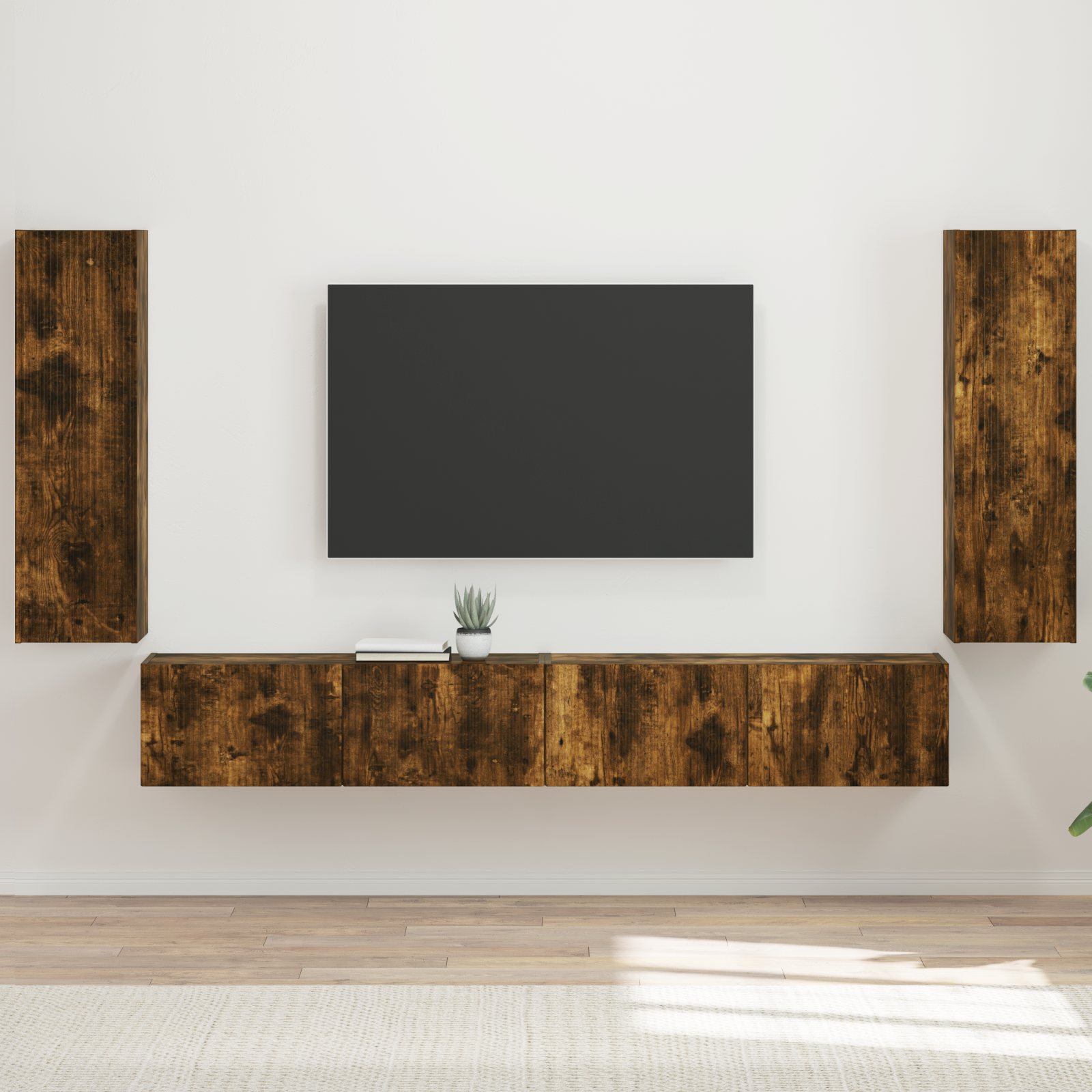 Smoked oak 98 x 31 x 29.5 cm