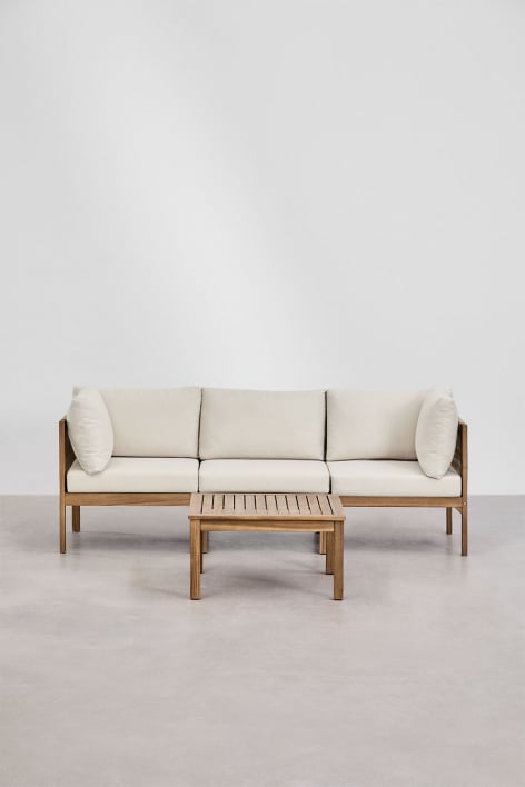 Lauko baldų komplektas FORTO, 2-vietė sofa ir staliukas