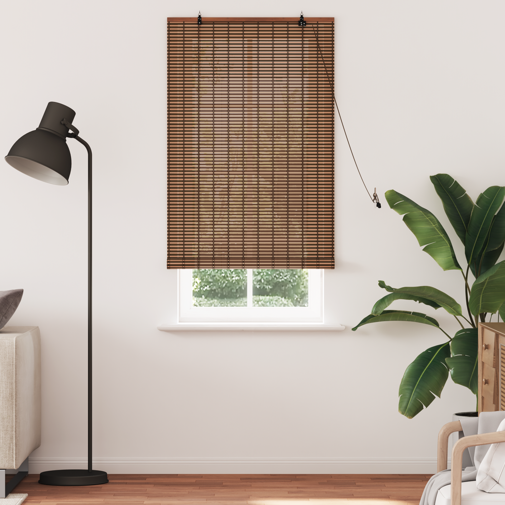 Roletas su užuolaidomis Ruda 90 x 220 cm bambukas