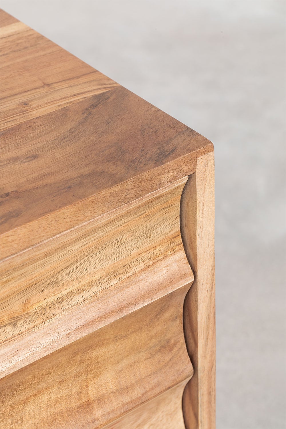 TV stand PVAMEA, acacia wood