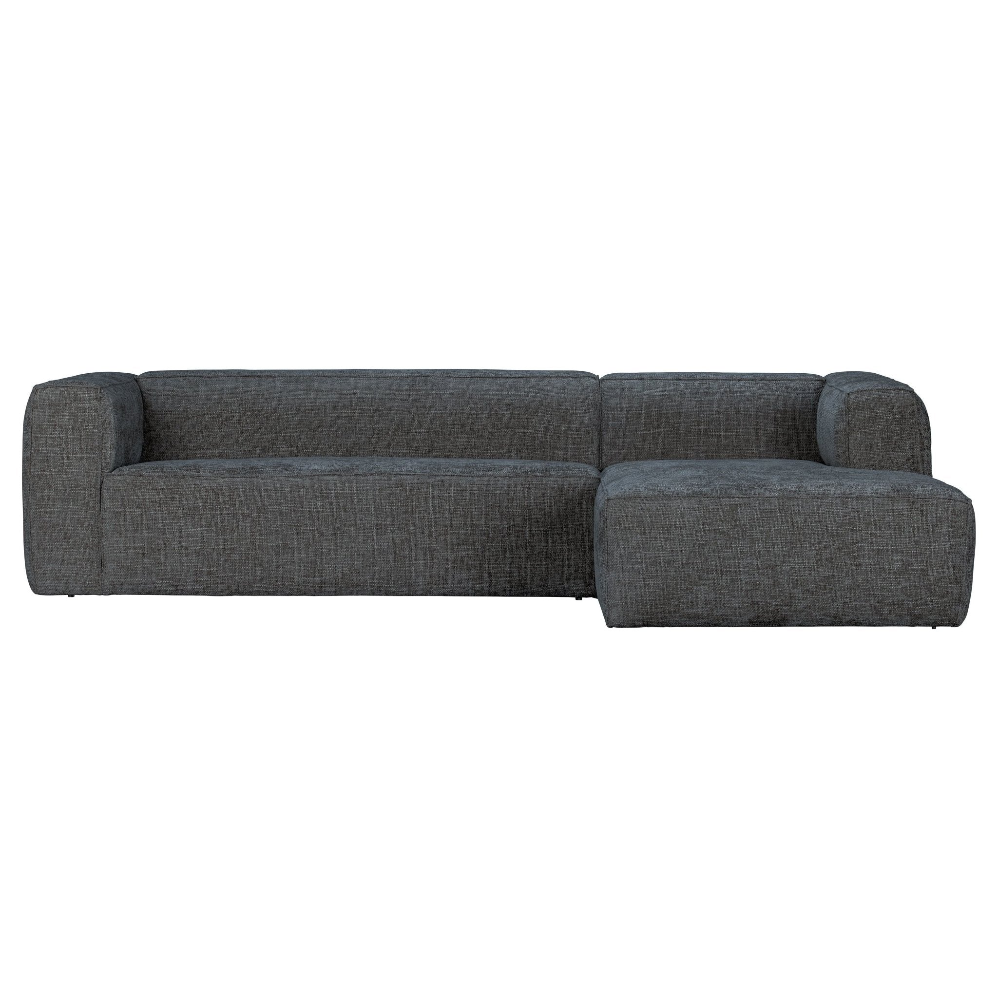 "Bean" Kampinė Sofa, Dešinė, Melanžas, Tamsi Pilka Spalva - Namų Idėja