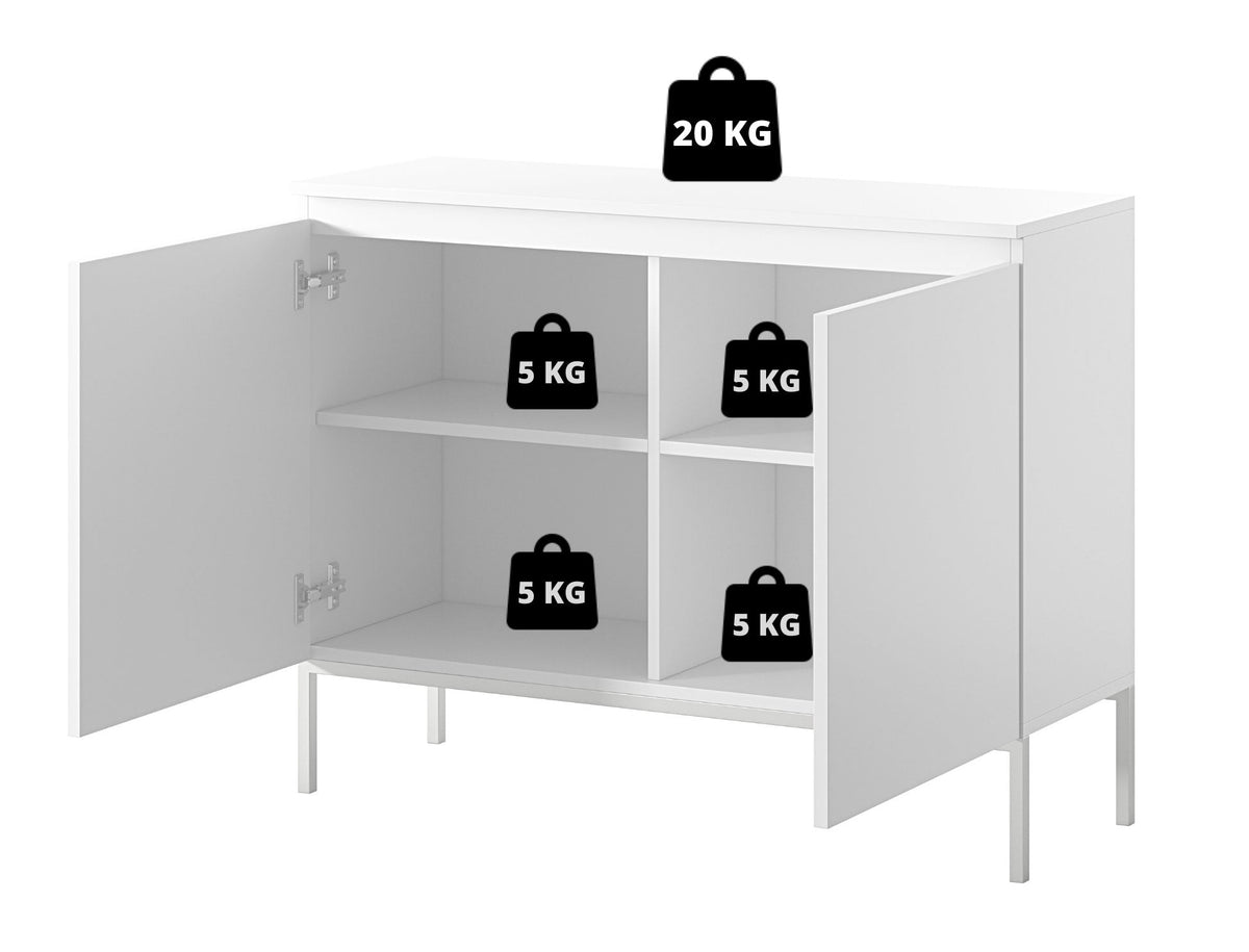 Komodos SVEN kojų detalė