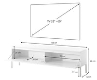 TV spintelė SVEN, 150 cm, plytų
