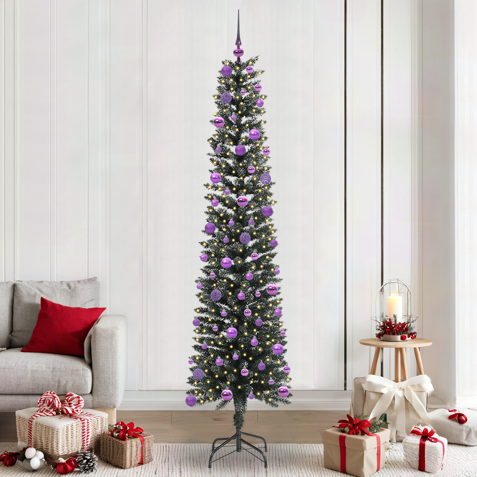 Dirbtinė Kalėdų eglutė AK SHINE, su 300 LED Žalia 58 x 58 x 240 cm.