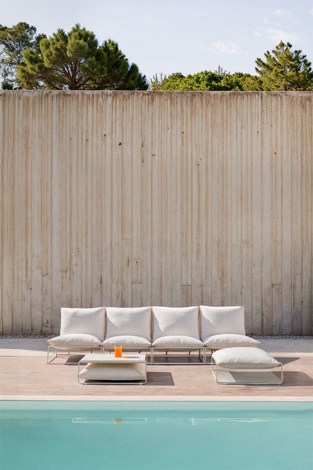 Outdoor set COSMO, Gardenia white