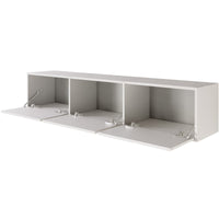 Pakabinama TV spintelė ZARI, balta, 150 cm