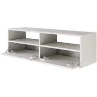 Pakabinama TV spintelė ZARI, balta, 100 cm, 2